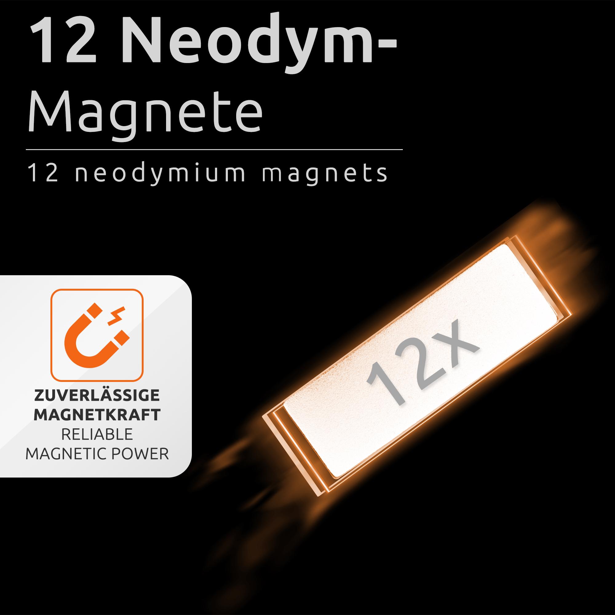 Neodym Klebe-Magnete 12 Stck. selbstklebend Quader klein 30x10x1mm  Rechteckig